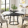 Tribesigns 47-inch Round Dining Table - 2 of 4