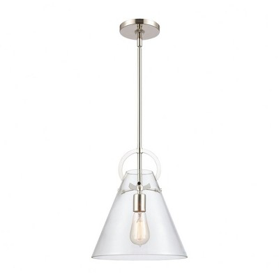 Elk Home Gabby 1 - Light Pendant in  Polished Nickel