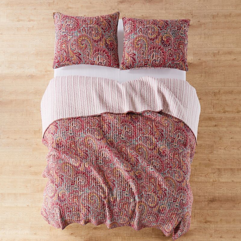 Kimpton Red Quilt Set - Levtex Home, 4 of 6