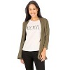 RAE DUNN - Women's Short Sleeve Shirttail Hem T-Shirt - 4 of 4