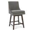 Spruce&Spring Swivel Counter Height Barstool with Double-layed Seat - 2 of 4