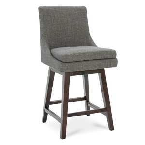 Spruce&Spring Swivel Counter Height Barstool with Double-layed Seat - 1 of 4