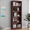 AZL1 Life Concept Decorative Bookshelf Freestanding Bookcase, Adjustable Shelves, 5 Layer for Offices, Living Rooms, Dark Brown, 11.6"*24.4"*68.9" - 2 of 4