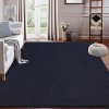 10'× 13' Washable Large Area Rug, Non-Slip, Low Pile, Modern Solid Grey, Stain Resistant Carpet for Living Room, Bedroom, Home Office - 3 of 4