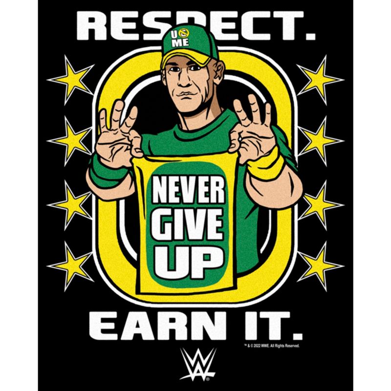 Women's WWE John Cena Respect Earn It T-Shirt, 2 of 5