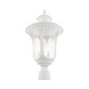 Livex Lighting Oxford 3 - Light Post Light in  Textured White - 3 of 4