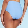 Women's High Waist Cheeky Bikini Bottom - Shade & Shore™ Blue - 2 of 4
