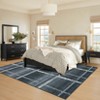 Washable Area Rug, Modern Geometric Area Rugs for Living Room Bedroom, Non-Slip Low Pile Indoor Soft Carpet - 2 of 4