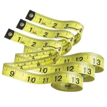 IIVVERR Tailor Craft Flexible Ruler Tape Measure Yellow 300cm/120 (Cinta  métrica de la regla flexible de Tailor Craft amarilla 300cm / 120' 