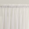 72"x28" Emily Sheer Voile Rod Pocket Door Sidelight Curtain Panel - No. 918 - 4 of 4