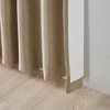 PAGED Curtains Twist Tab Lined Window Curtain Total Blackout Panel Privacy Assured for Bedroom, Living Room - 4 of 4