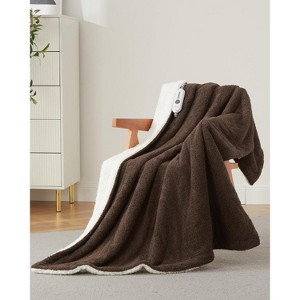 Heated Blanket Electric Blanke Soft SHER PA with 4 Heating Levels & Auto Off, Overheat Protection, Machine Washable, ETL Certification - 1 of 4