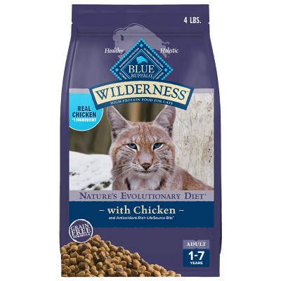 Blue Buffalo Wilderness High Protein Natural Adult Dry Cat Food Chicken Flavor