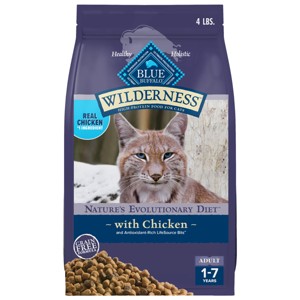 Blue Buffalo Wilderness High Protein Natural Adult Dry Cat Food Chicken Flavor - 1 of 4