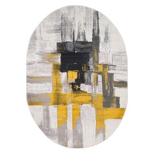 World Rug Gallery Contemporary Modern Abstract Area Rug - 1 of 4