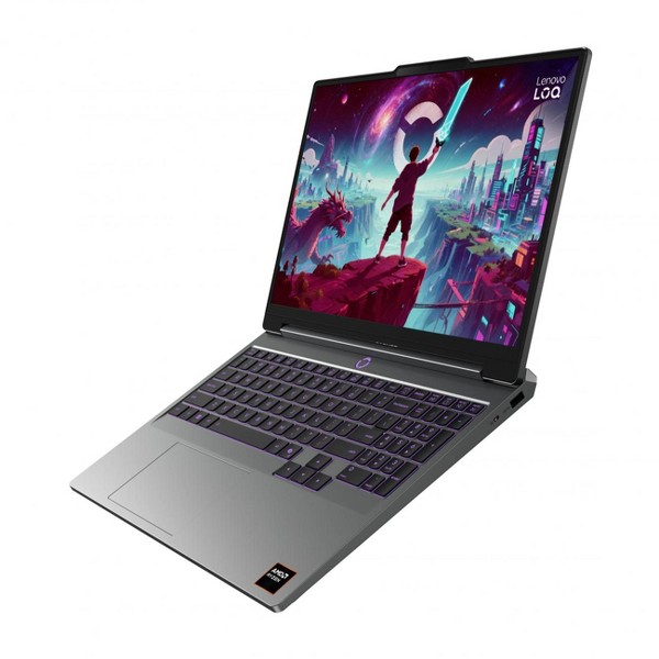 Lenovo LOQ Notebook gaming con IA 15.3" WUXGA IPS 165Hz AMD Ryzen 7 250 16GB RAM 512GB SSD NVIDIA GeForce RTX 5060 Gris Luna 3