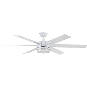 Honeywell Ceiling Fans Kaliza Modern 56 Inch Ceiling Fan with LED Light and Remote Control, Indoor Fan, 6 Contemporary Blades, Bright White - 1 of 4