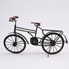 Decorative Old School Cycle Miniature – 19x4.5x12"  Vintage Iron & Wood Table Accent Sculpture - 2 of 4