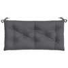 vidaXL Garden Bench Cushion Anthracite 43.3"x19.7"x2.8" Oxford Fabric - 4 of 4
