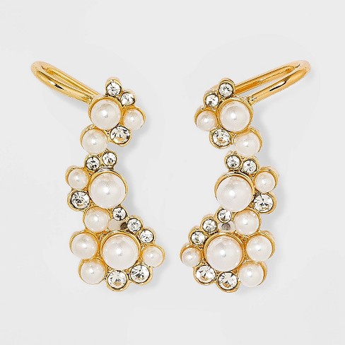 SUGARFIX by BaubleBar Bow Statement Stud Earrings - Gold