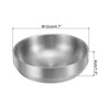 Unique Bargains Kitchen Round Stainless Steel Sauce Dish Dipping Bowls - 2 of 4