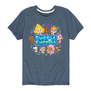 Boys' - Nickelodeon - Bubble Guppies Character Group Short Sleeve Graphic T-Shirt - 1 of 4