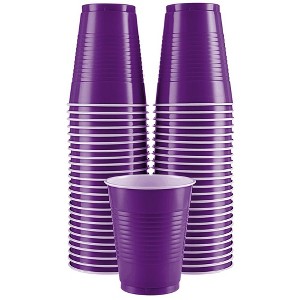 SparkSettings Disposable Plastic Cups 18oz, 50 Pack - 1 of 4