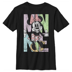 Boy's Disney Minnie Panels T-Shirt - 1 of 4