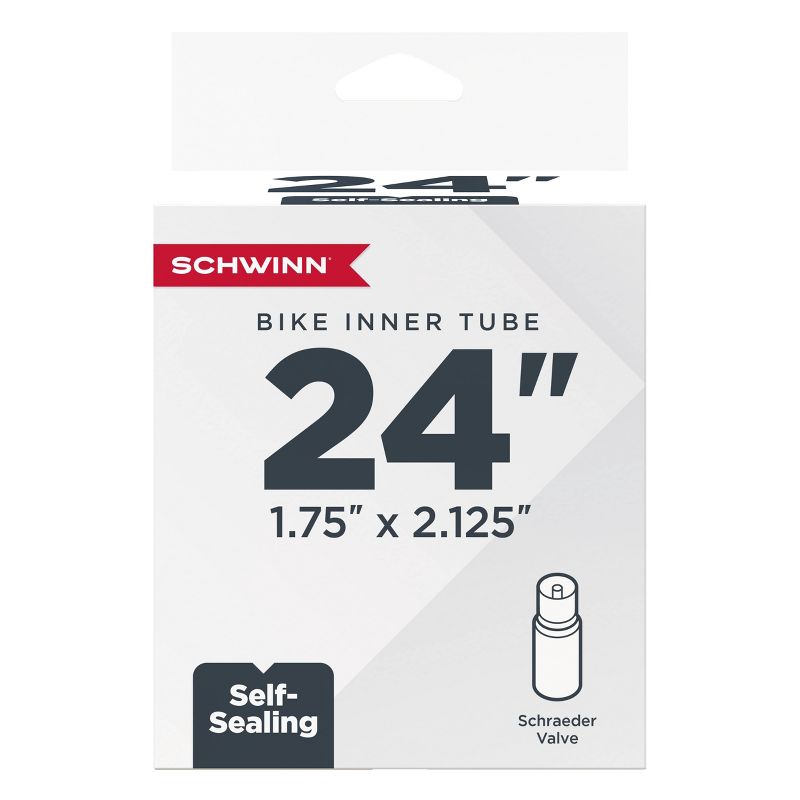 Schwinn 24" Self-Sealing Bike Tire Tube, 1 of 7