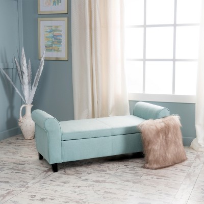 Hayes Armed Storage Ottoman Bench - Christopher Knight Home