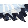 Allegra K Women's Satin Rhombus Stripe Print Summer Ponytail Neckerchief - 4 of 4