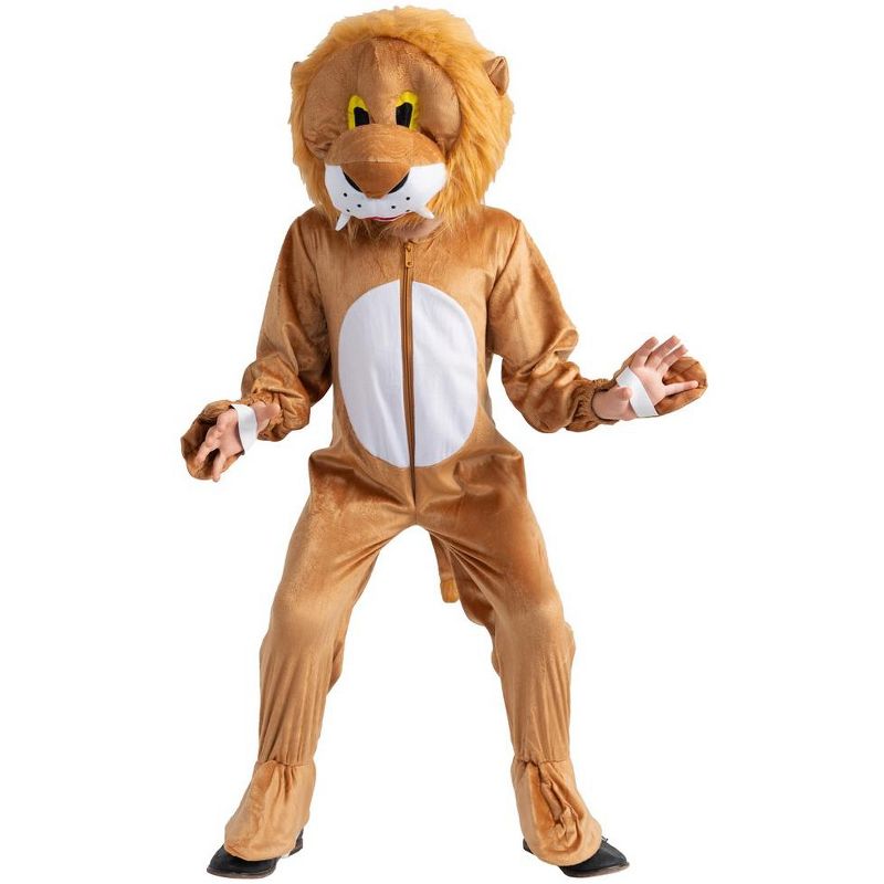 Dress Up America Lion Mascot Costume for Adults - One Size, 2 of 3