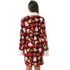 Just Love Women's Plush Velour Robe – Soft Trimmed Lounge Bathrobe - 3 of 3
