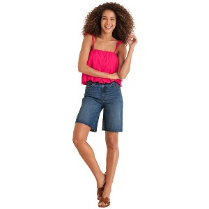 VENUS Womens Brooke Denim Bermuda Shorts - 1 of 4