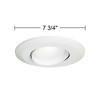 Tesler 5"/6" White Gimbal Retrofit LED Downlights 2-Pack - 4 of 4