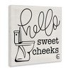 Stupell Industries Hello Sweet Cheeks with Toilet, 30" x 30" - 3 of 4