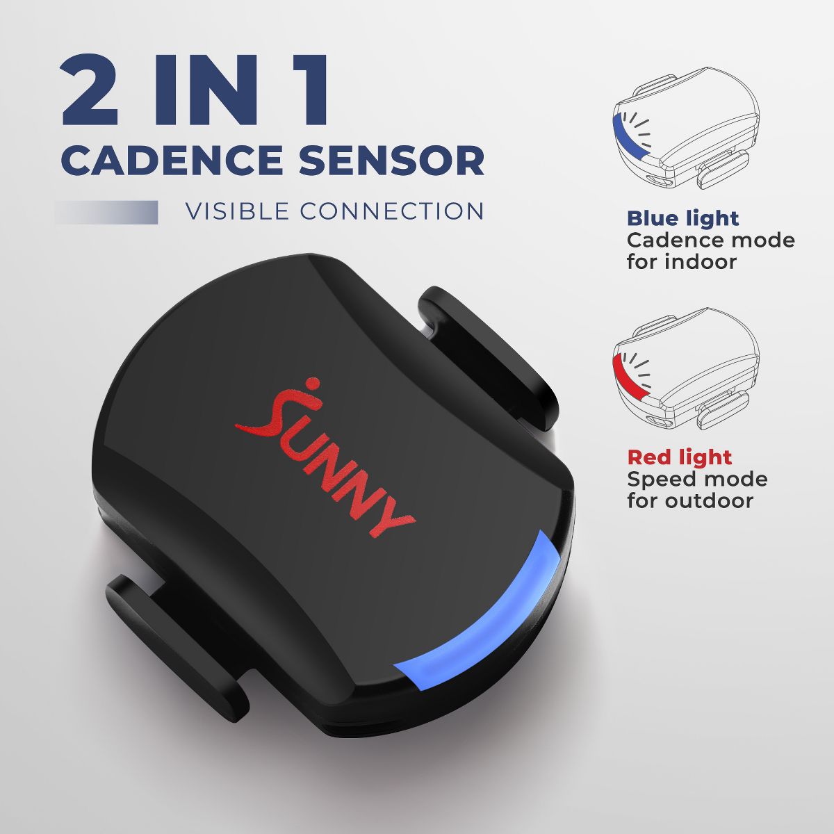 Sunny Health & Fitness Exercise Cycling 2-in-1 Advanced Cadence and Speed Sensor Bike Activity Tracker - thumbnail 5