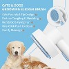 BABYYER Cat Brush Self Cleaning Slicker for Indoor Shedding Short Haired Dogs Grooming Supplies for Long Hair Pet Comb Essentials Tools - 3 of 4