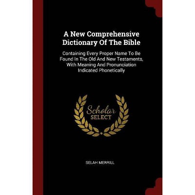 A New Comprehensive Dictionary of the Bible - by  Selah Merrill (Paperback)