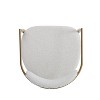 NicBex Minimalist Design Bar Stools Set of 2, Faux Leather Upholstered Counter Height Bar Chairs with Iron Legs for Kitchen Island, Cafe - 4 of 4
