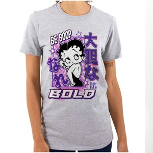 Kanji Style Betty Boop Be Bold Womens Graphic T Shirt Tees Brisco Brands - 1 of 2