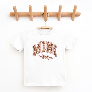 The Juniper Shop Mini Leopard Lightning Bolt Toddler Short Sleeve Tee - 1 of 2