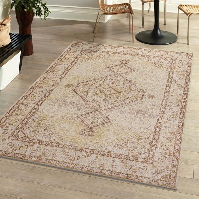 Lila Modern  Medallion Area Rug  - JONATHAN Y