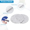 Unique Bargains Durable Felt Fabric Non-Slip Self-Adhesive Elastic Furniture Pads Black 8 Pcs - 3 of 4