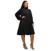 L I V D Women's Amal Mock Neck Dress - 2 of 3