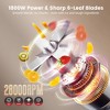 Teendow Smoothie Blender, 1800W High-Speed Countertop Blender, 70 Oz BPA-Free Jar for Shakes, Smoothies, Frozen Drinks & Ice Crushing - 3 of 4
