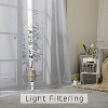 KWPZQEB Sheer Curtains - Linen Sheer Curtains Window Sheer Drapes/Draperies for Bedroom, Living Room (1 Panels, 50x63/84/95 Inches) - 3 of 4