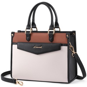 Purses and Handbags , Trendy Satchel Tote Purse, PU Leather Crossbody Shoulder Bag - 1 of 4