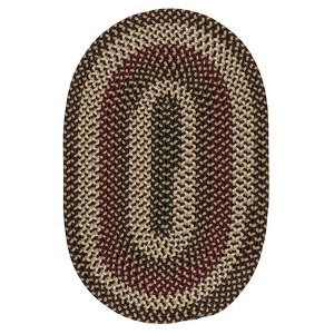 Colonial Mills Brook Farm Polypropylene Braided Sample Swatch Rug, Natural Earth - 1 of 1