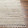 Hauteloom Levy Cream Area Rug with Tassels - 2 of 4